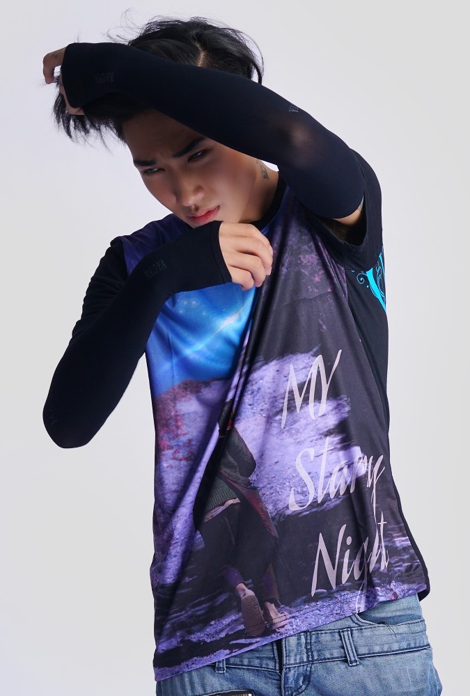 Stary Night design t-shirt Boy